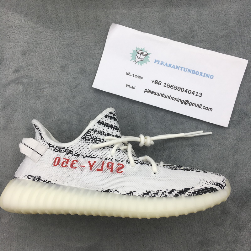 Authentic Yeezy 350 V2 Boost Zebra